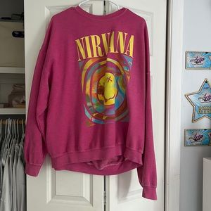 urbanoutfitters nirvana crewneck